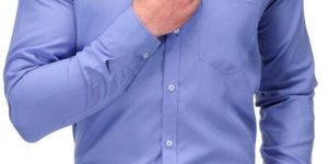 Mens Sky Blue Plain Formal Shirt