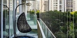 Stainless Steel Balcony Invisible Grill