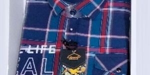 Kids Cotton Full Sleeve Check Print Shirt