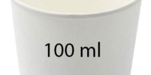 100 Ml Plain Paper Cup