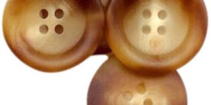 Round Imitation Button