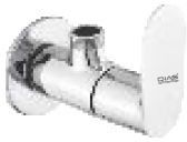 PE 153 Angle Cock with Wall Flange