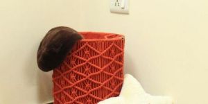 Macrame Laundry Baskets
