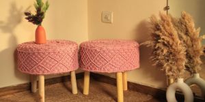 Macrame Ottoman
