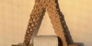 Macrame Tissue Holder
