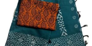 Poly Cotton Multicolor Handloom Saree