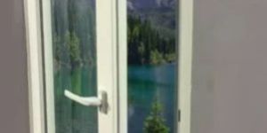 White UPVC Casement Window