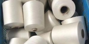 White Plain Spun Silk Yarn