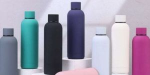 Vacuum Bottle with Rubber Coating