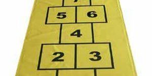 PVC Yellow Hopscotch Set