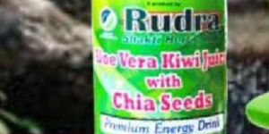 Aloe Vera Kiwi Juice with Chia Seeds