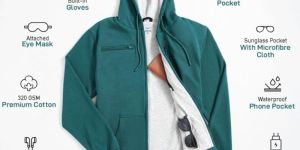 Mens Plain Travel Jacket