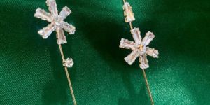 Snowflake Earcuff Climber Earring