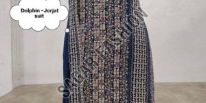 Ladies Party Wear Unstitched Sharara Suit with Dupatta
