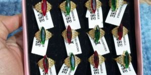 Cubic Zirconia Gold Plated Ring