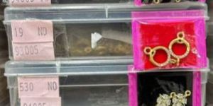 Cubic Zirconia Gold Plated Earring