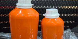 Orange Coated Aluminum Bottle