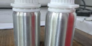 Silver Aluminum Essential Oil Bottle With White Cap