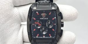 Versace Dominus Chronograph Full Black Edition Swiss Watch