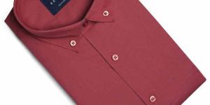 Plain Cotton Button Down Shirt