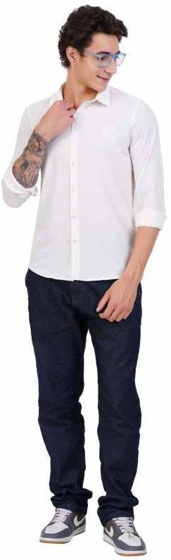 Plain Pure Cotton Casual Shirt
