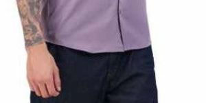 Purple Men Pure Cotton Shirt