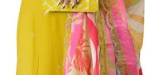 Ladies Embroidered Viscose Kurta Pant Dupatta Set