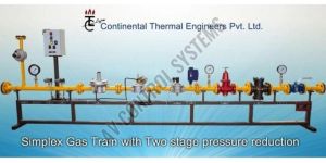 Simplex Gas Train with Two Stage Pressure Reduction