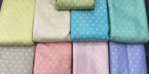 Printed Chanderi Silk Fabric