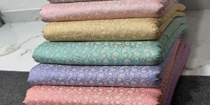 Printed Handloom Silk Fabric