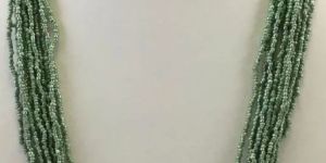 NK 11003 Green Beaded Necklace