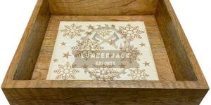 Wooden Kitchenware Christmas Storage Box