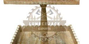 Wooden Tiered Display Tray