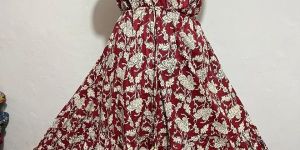 Ladies Silk Gold Dress