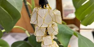 Selenite Stone Crystal Door Hanging