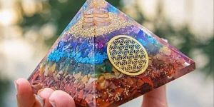 Seven Chakra Orgone Pyramid