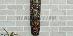 Wooden Tribal Decorative Wall Mask
