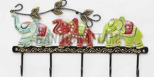 Wrought Iron Wall Mounted Key Holder