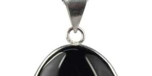 Onyx Black Oval Pendant