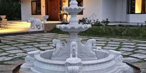 Marble Fountains 4 Horse