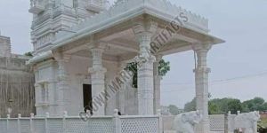 White Marble Outdoor Temple