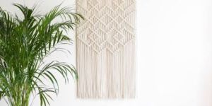 Off White Macrame Wall Hanging
