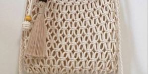 womens attractive macrame shoulder bag