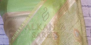 ladies alfi boota katan silk saree