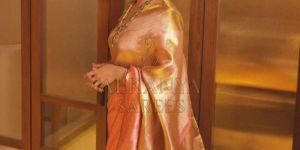 Ladies Jyothika Inspired Banarasi Tissue Silk Saree