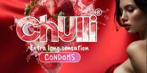 Chulli 3 Pcs Ultra Thin Strawberry Condom