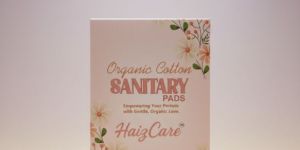 Haizcare Organic Cotton Biodegradable Sanitary Pad