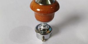 Cone Tip Wood Curtain End Cap