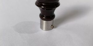 Gloss Dome Wood Curtain Stopper