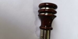 Gloss Ring Wood Curtain Stopper